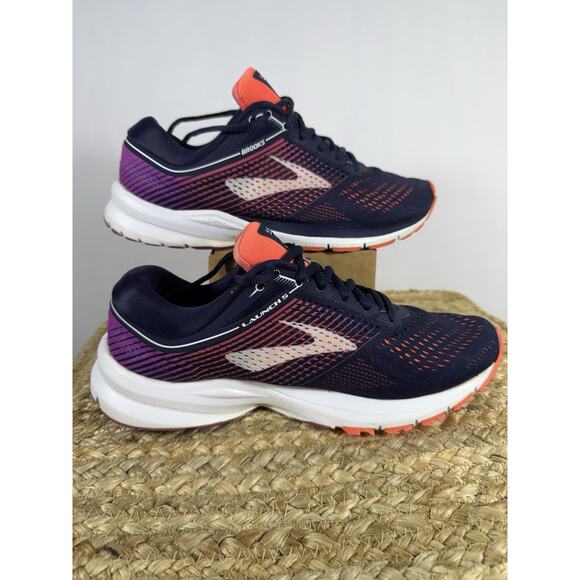 Brooks Launch 5 B Comfort Cushioned Athletic Running Sneakers Women’s 8.5 - Picture 4 of 11